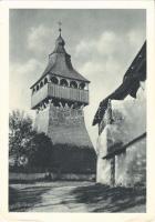 Gácsfalu, Stará Halic; Fa harangláb / Glockenturm / Drevená zvonica / wooden belfry. Ethnografia Slovaca. Foto K. Plicka (EK)