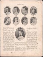 1898 Erzsébet királyné, Magyar-Géniusz Vasárnapi-Lapok VIII. évfolyam 38. szám, emlékszám Erzsébet k...