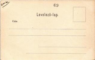 Budapest I. Krisztinaváros, Tabán és királyi palota. Schwarcz Jakab kiadása 13