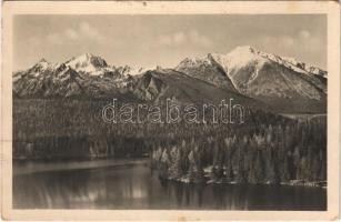 Tátra, Magas-Tátra, Vysoké Tatry; Popradské pleso / Poprádió-tó / lake (fl)