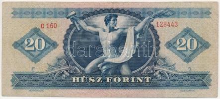 1949. 20Ft "C160 128443" T:III Adamo F10