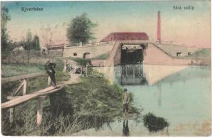 1914 Újverbász, Verbász, Vrbas; Alsó zsilip / sluice (EK)