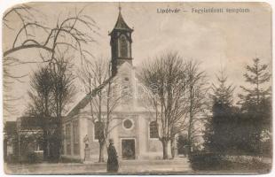 Lipótvár, Újvároska, Leopoldov; Fegyintézeti templom. Vasúti levelezőlapárusítás 3107. / prison church (b)