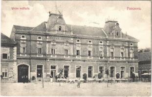 1905 Pancsova, Pancevo; Weisz szálloda, Parcset üzlete / hotel, shop