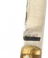 Rózsafa nyelű zsebkés, jó állapotban, h: 22 cm