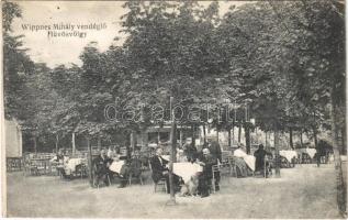 1917 Budapest II. Hűvösvölgy, Wippner vendéglő kerthelyisége, étterem (EK)