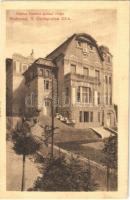 1925 Budapest II. Fischer Ferenc építész villája. Oszlop utca 33/a. (ma Keleti Károly utca). Hollenzer kiadása
