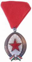 1985. Munka Érdemrend bronz fokozata Br zománcozott kitüntetés mellszalaggal T:1- NMK 601.