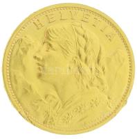 Svájc 1935LB 20Fr Au "Helvetia" Bern (6,46g/0.900) T:1- ph.
Switzerland 1935LB 20 Francs ...