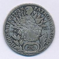 1774B/SK-PD 20kr Ag "Mária Terézia" (6,41g) T:2-
Hungary 1774B/SK-PD 20 Kreuzer Ag "...