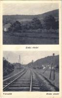 1938 Városlőd, erdei részlet, vasútvonal (kis szakadás / small tear)