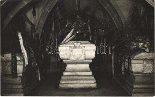 Kassa, Kosice; Rákóczi fejedelem sírja. Győri és Boros fényképészek / tomb of Francis II Rákóczi. photo