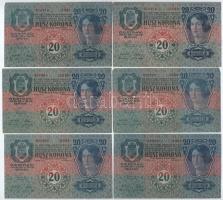 1913. 20K (6x) T:III  Adamo K17