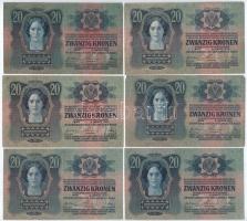 1913. 20K (6x) T:III 
Adamo K17