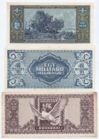 7db-os pengő, forint bankjegy tétel, mind különféle T:II-III