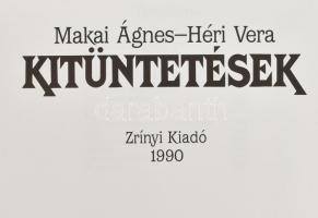 Makai Ágnes - Héri Vera: Kitüntetések. Bp., 1990., Zrínyi. Nagyon gazdag képanyaggal illusztrált. Kiadói műbőr-kötésben,