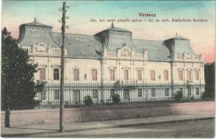 1912 Versec, Vrsac; Görögkeleti szerb püspöki palota / Greek Orthodox Serbian bishops palace