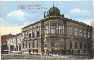 Zombor, Sombor; Szerb képezde, Nagy Ilona üzlete / Serbian teachers training institute, shop