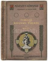 Pekár Gyula: Ferrara, Ravenna, Firenze. Művészeti könyvtár. Bp., 1907, Lampel R. (Wodianer F. és Fiai),152 p. Fekete-fehér fotókkal illusztrált. Kiadói szecessziós aranyozott, illusztrált egészvászon-kötés, intézményi bélyegzőkkel.