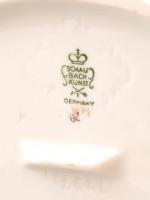 Schaubachkunst porcelán balerina, kézzel festett, jelzett, sérült, m: 22 cm