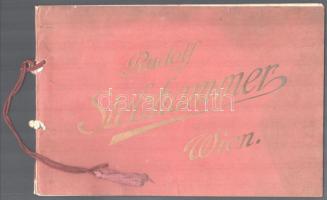 1913 Lauberger & Glos. Köngl. Höf-Klavierfabriken. Wien, Lauberger & Glos, fekete-fehér illu...