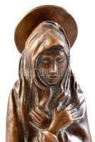 Melocco Miklós (1935 - ): Kisboldogasszony (1978), Bronz, jelzés nélkül. m: 28,5 cm
Szimbolikus-rea...