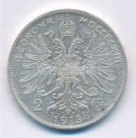 Ausztria 1913. 2K Ag "Ferenc József" T:2 
Austria 1913. 2 Corona Ag "Franz Joseph&qu...