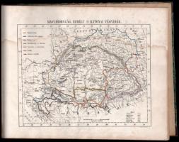 1856 Dr. Szabóky Adolf: Földrajzi kézi-atlas tanodai s magán használatra. Pest, 1856, Geibel Ármin, ...