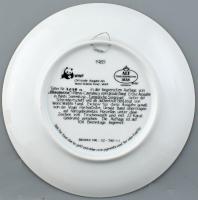 Tirschenreuth porcelán tál, 3 db, matricás, jelzett, hibátlan, d: 19 cm