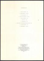 Victor Vasarely 10 kompozíciója versekkel, Bartók Béla emlékére. Bp., é.n., Helikon. Ofszet, papír. ...