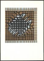 Victor Vasarely 10 kompozíciója versekkel, Bartók Béla emlékére. Bp., é.n., Helikon. Ofszet, papír. ...