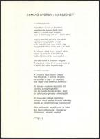 Victor Vasarely 10 kompozíciója versekkel, Bartók Béla emlékére. Bp., é.n., Helikon. Ofszet, papír. ...