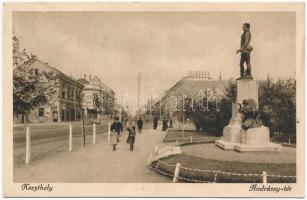 1927 Keszthely, Andrássy tér (ázott / wet damage)