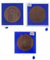 ~1980. "Hotel Hungária, Hotel Tisza, Hotel Royal" 3xklf kétoldalas Br emlékérem sérült ÁPV...