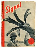 1941 Signal, második világháborús magyar nyelvű, német propaganda folyóirat novemberi száma, gazdag képanyaggal, sérült