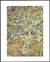 Gubis Mihály (1948-2006): 6 db ofszet grafika mappában. Mindegyik jelzett és mindegyik számozott (92...