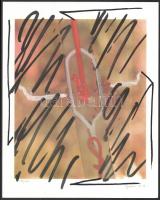 Gubis Mihály (1948-2006): 6 db ofszet grafika mappában. Mindegyik jelzett és mindegyik számozott (92...