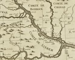 1708 Nouvelle carte de la Hongrie divisee selon ses differents Etats, avec une chronologie de ses Du...