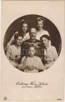 Erzherzog Franz Salvator und seine Töchter / Archduke Franz Salvator of Austria with his daughters