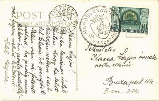 1940 Marosvásárhely, Targu Mures; bevonulás, Krausz Dávid üzlete / entry of the Hungarian troops, sh...