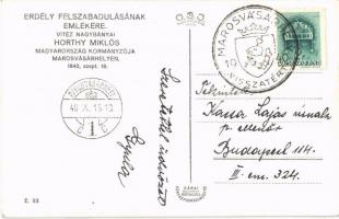 1940 Marosvásárhely, Targu Mures; bevonulás, Horthy, Purgly, City cukrászda / entry of the Hungarian...