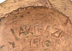 Lakiházi 1940 jelzéssel: Jézus arc, bronz, 16×9,5 cm