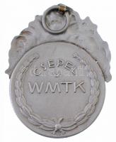 ~1930. "Csepel WMTK ((Weisz Manfréd Torna Klub)" ezüstözött Br kerékpáros díjérem "HP...