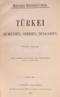 Türkei, Rumänien, Serbien, Bulgarien. Lepzig, Wien, 1898, Bibliographisches Institut. Kiadói egészvá...