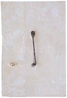 ~1915. "A Nemzeti Áldozatkészség Szobra" zománcozott Br jelvény, hátlapon "HIVATALOS ...