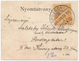 1901 Pozsony, Pressburg, Bratislava; Vaspálya, vasútállomás, villamos. Duschinsky G. / Bahnhof / rai...