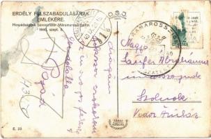 1940 Máramarossziget, Sighetu Marmatiei; bevonulás, ágyúk, Wizner Dávid üzlete / entry of the Hungar...