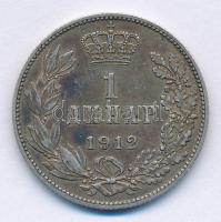 Szerbia 1912. 1D Ag "I. Péter" T:2-
Serbia 1912. 1 Dinar Ag "Petar I" C:VF
Kra...