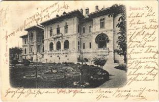 1905 Bucuresti, Bucharest, Bukarest; Palatul Cotroceni / palace (Rb)