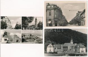 63 db főleg MODERN magyar város képeslap vegyes minőségben / 63 mostly modern Hungarian town-view po...